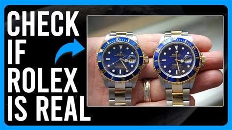 how do you know if the rolex watch are resl|how to spot real Rolex.